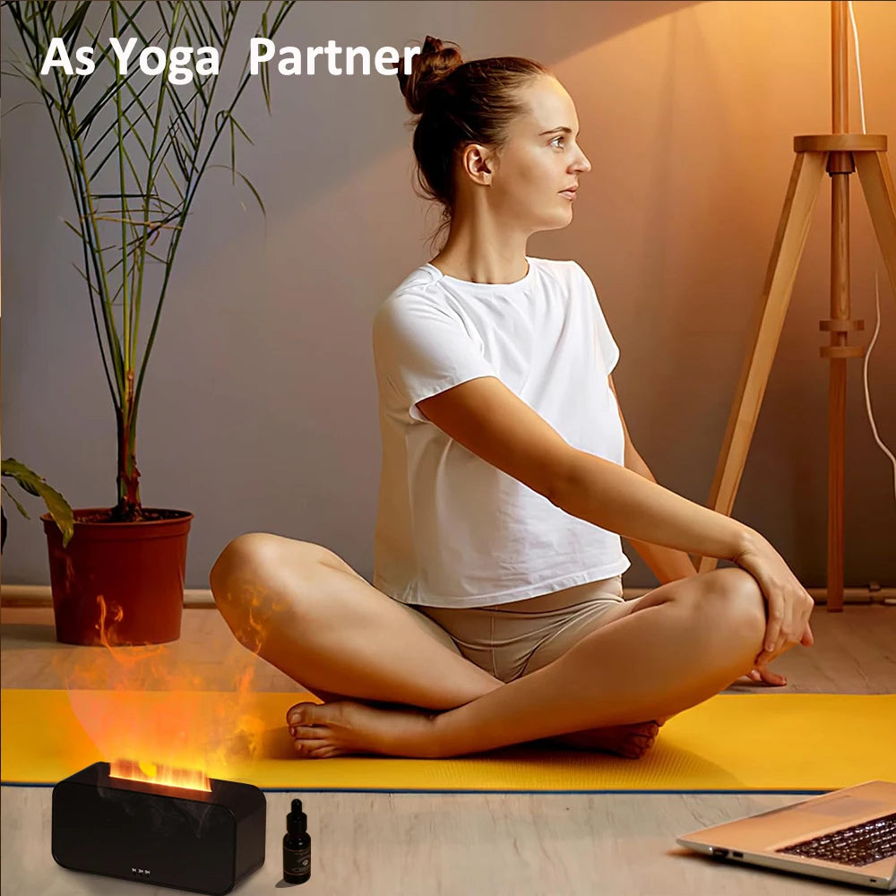 מפזר אדים מרגיע בדמוי אש -FlameMist™